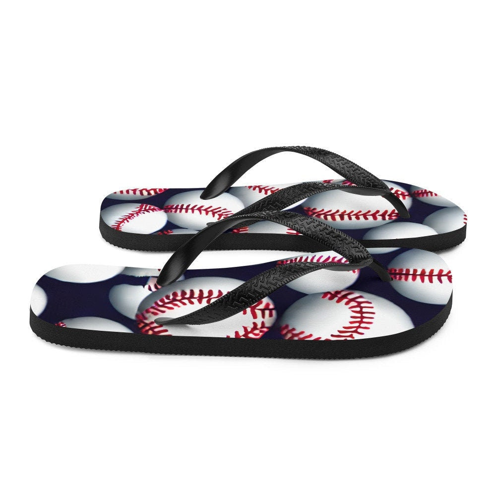 hippieartzone - Baseball Flip-Flops