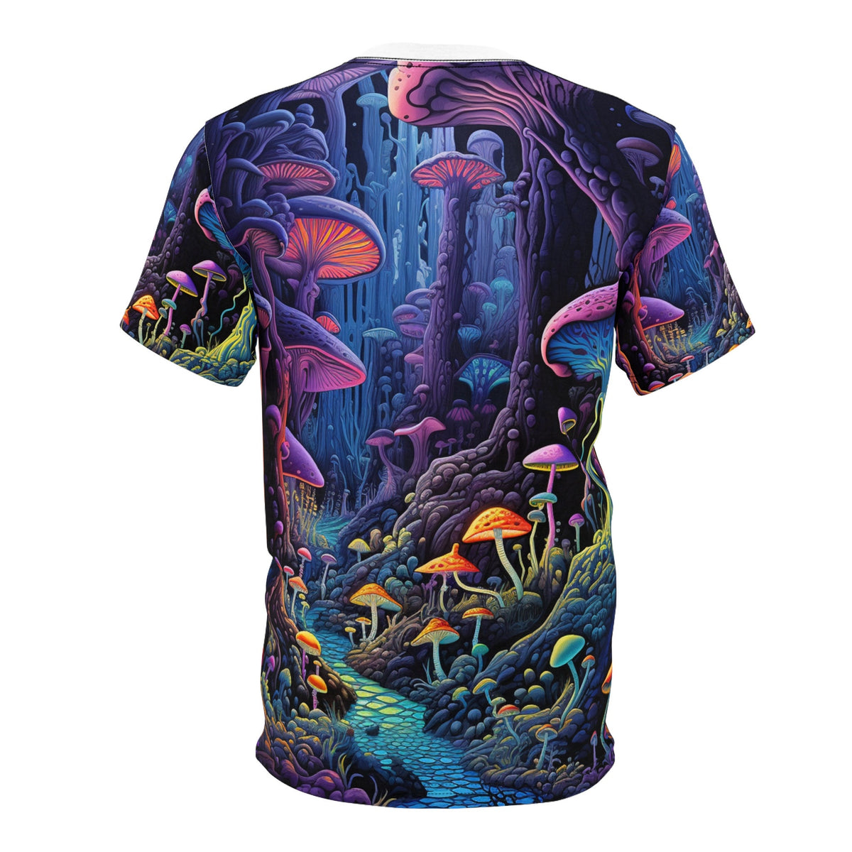 hippieartzone T-Shirt Constantine Vossenberg - Psychedelic Camouflage Tee - Blacklight Reactive Apparel