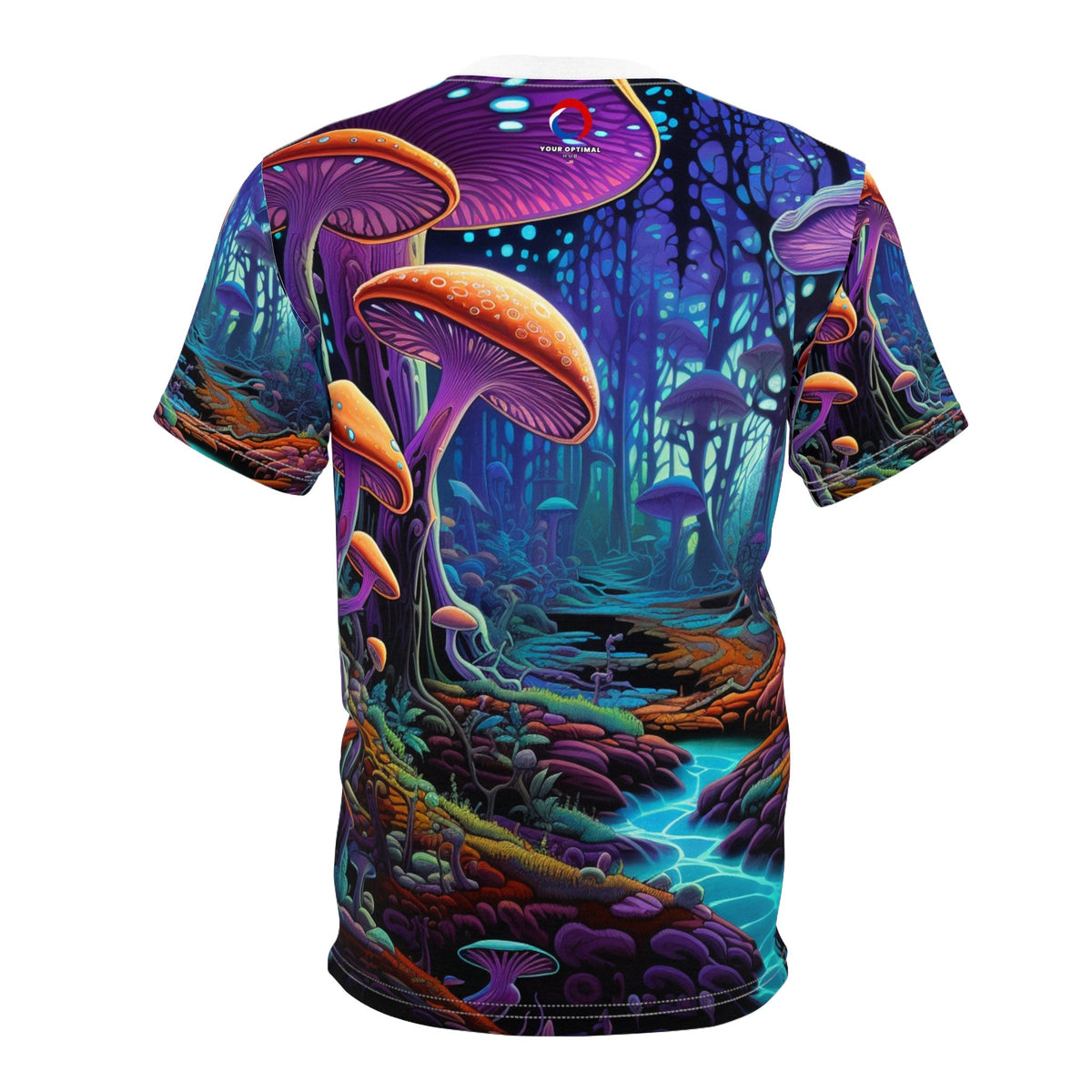 hippieartzone T-Shirt Leonardo Bellini - Unique Blacklight Fashion Tee