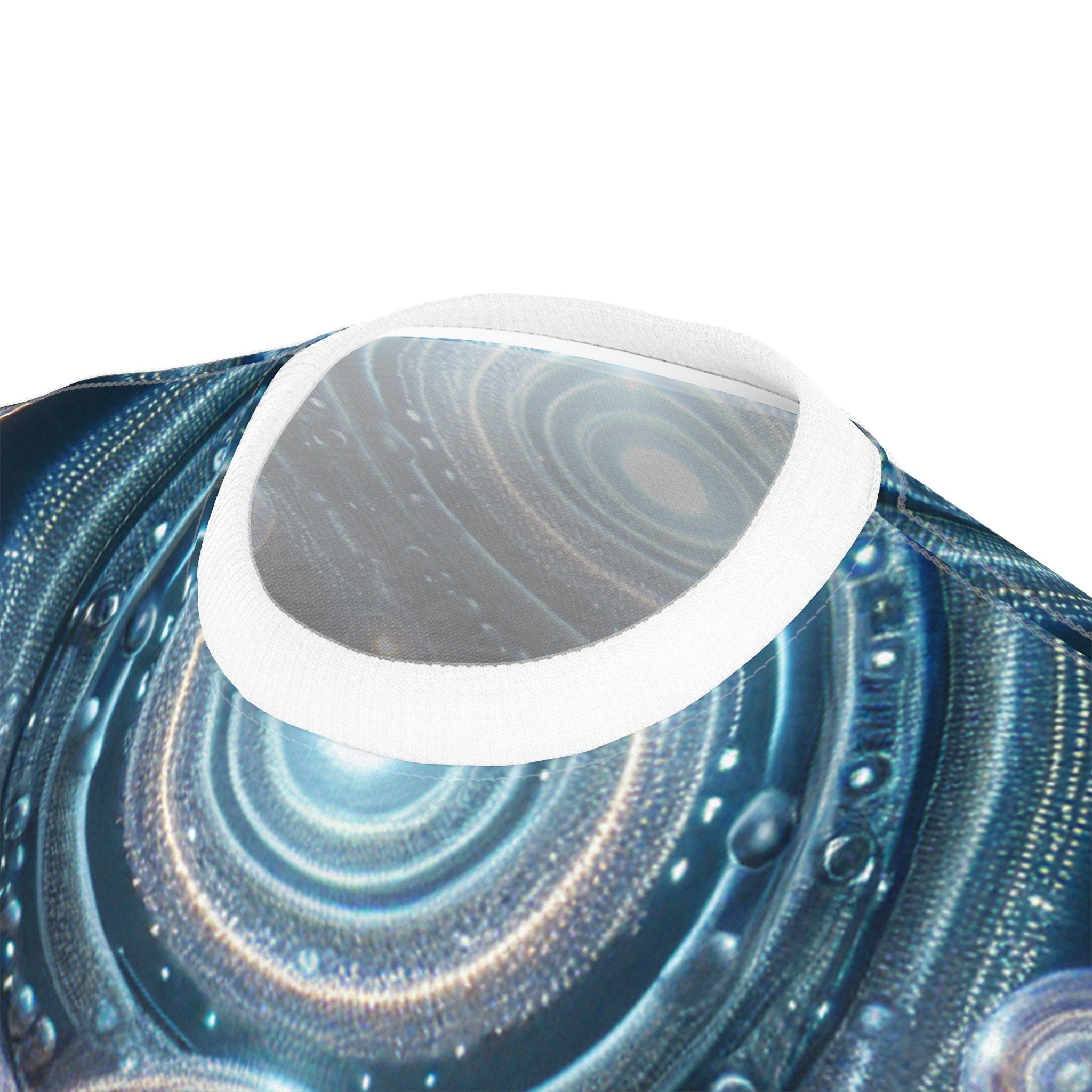 hippieartzone - Bioluminescent Cyberpunk Universe T-Shirt - Ethereal Orbs Symmetrical Patterns - High-Resolution Photorealistic Design - 3D