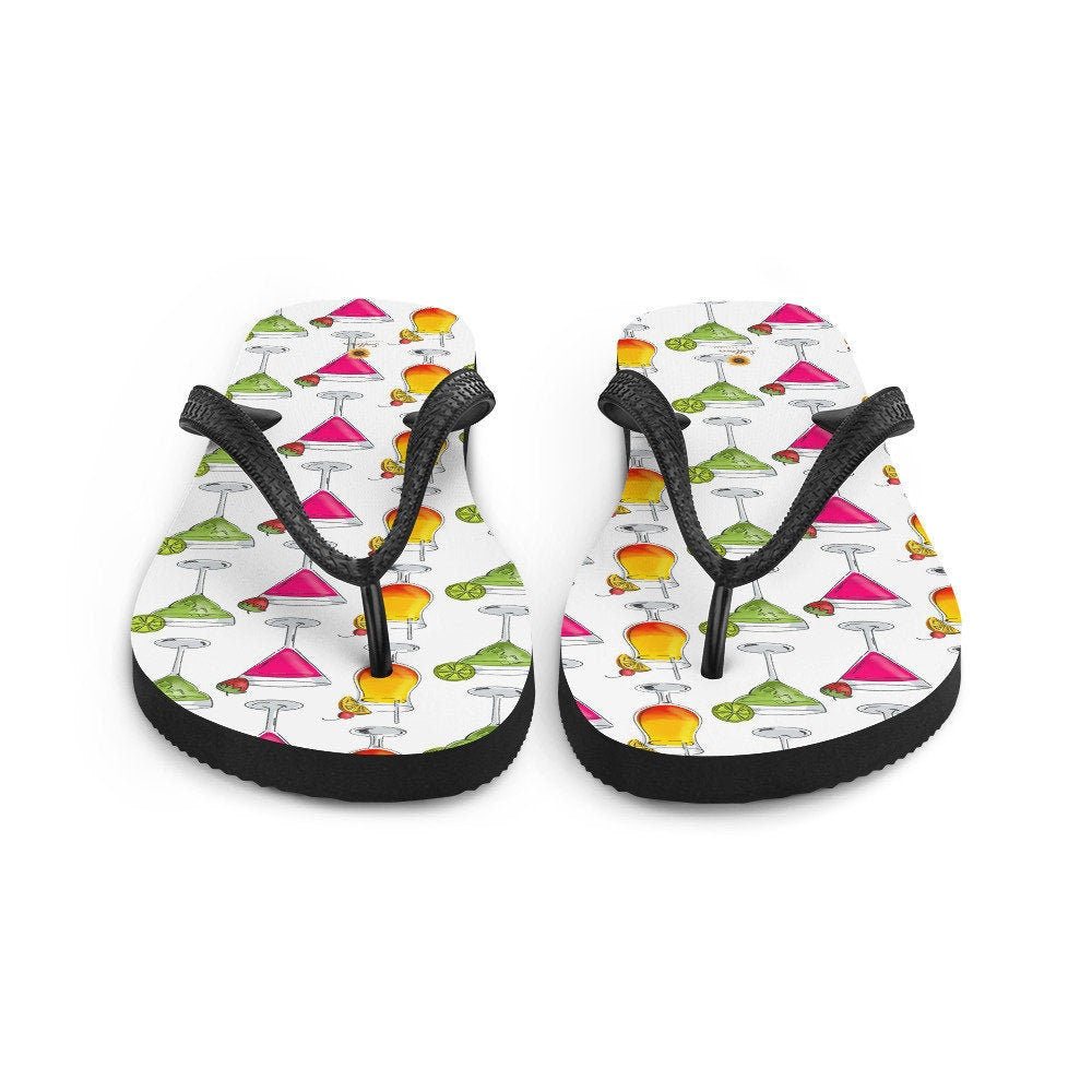 hippieartzone - Martinis Flip-Flops