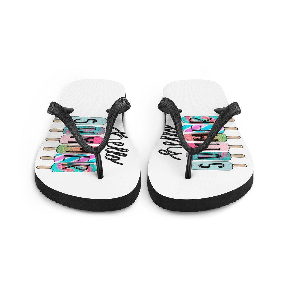hippieartzone - HELLO SUMMER Flip-Flops