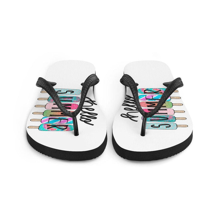 hippieartzone - HELLO SUMMER Flip-Flops