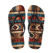 hippieartzone - Aztec Western Flip-Flops