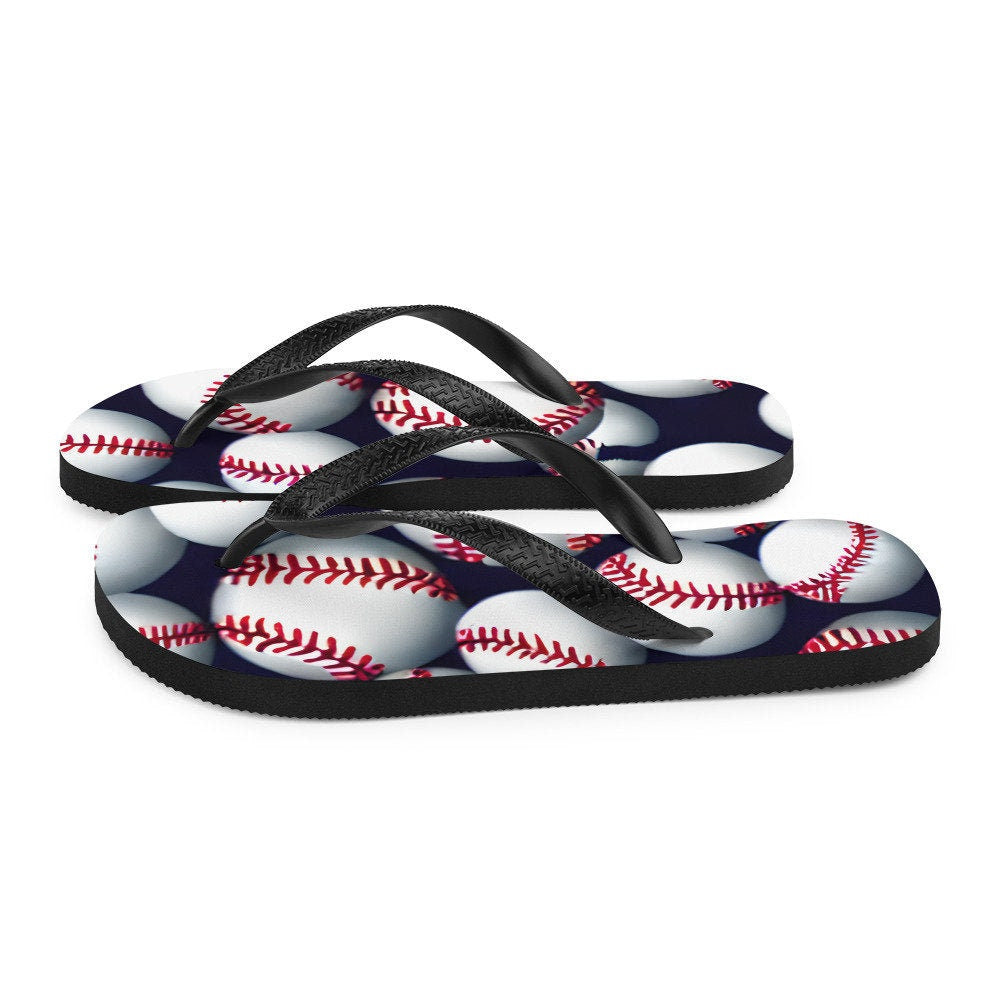 hippieartzone - Baseball Flip-Flops