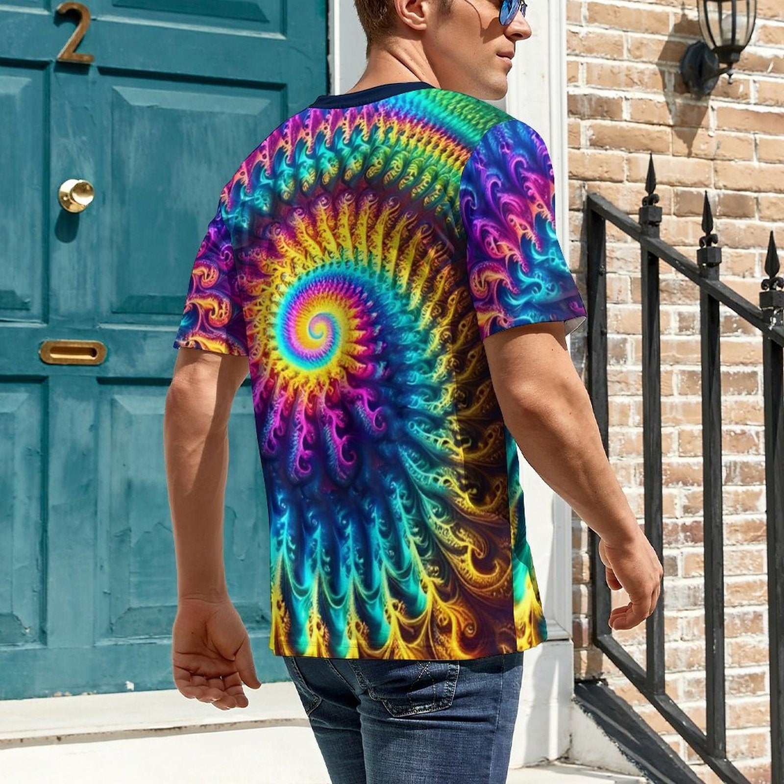 hippieartzone - Fractal Party Shirt, Epic Fractal Shirt for Sale by Swaggy Shirt on Etsy, Psychedelic Art Tee, Mandala Shirt, Trippy Apparel, Festival Shirt