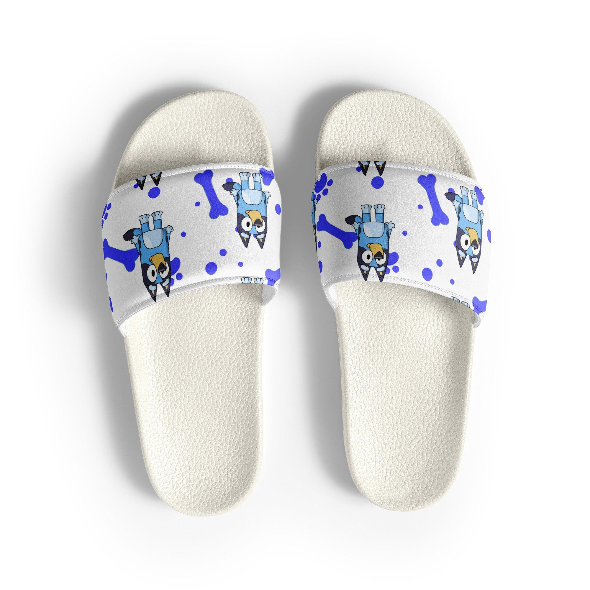 hippieartzone - Blue Dog Women's slides