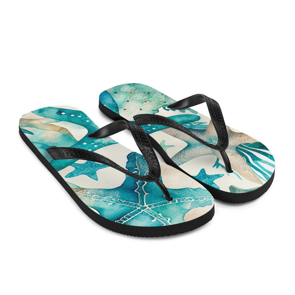 hippieartzone - Starfish Flip-Flops