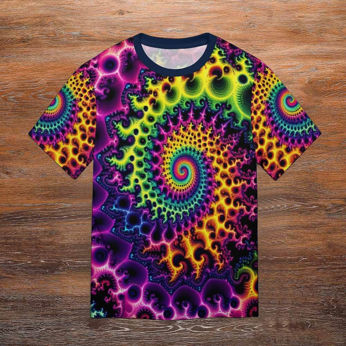 hippieartzone - Trippy Fractal T-Shirt For Sale by Swaggy Shirts on Etsy, Mandekgrot Shirt, Fractal Shirts, Psychedelic Artwork T-Shirt, Festival Clothing