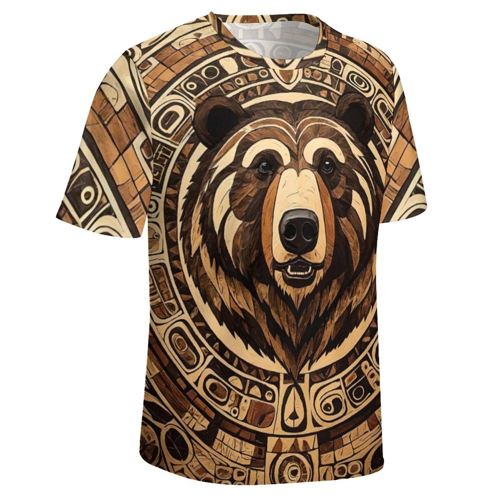 hippieartzone - Native Bear T-Shirt for Sale by Swaggy Shirt on Etsy, American Bear Shirt, Bear Spirit Animal T-Shirt, Bear Graphic Tee, Gift for Bear Lover