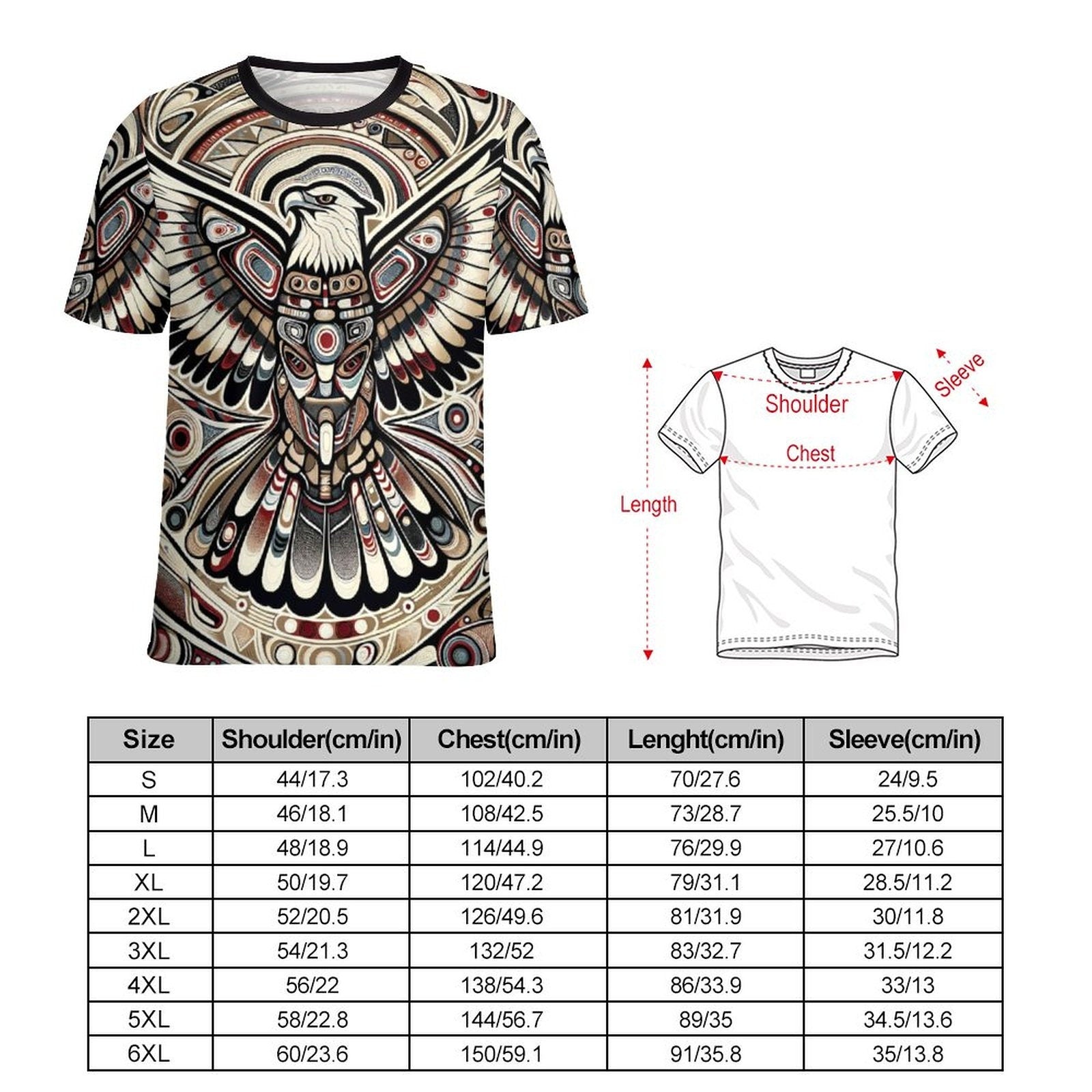 hippieartzone - Eagle Spirit Animal T-Shirt, Spirit Eagle Shirt for Sale by Swaggy Shirts on Etsy, Animal Lover Shirt, Eagle Art Shirt, Native Eagle T-Shirt