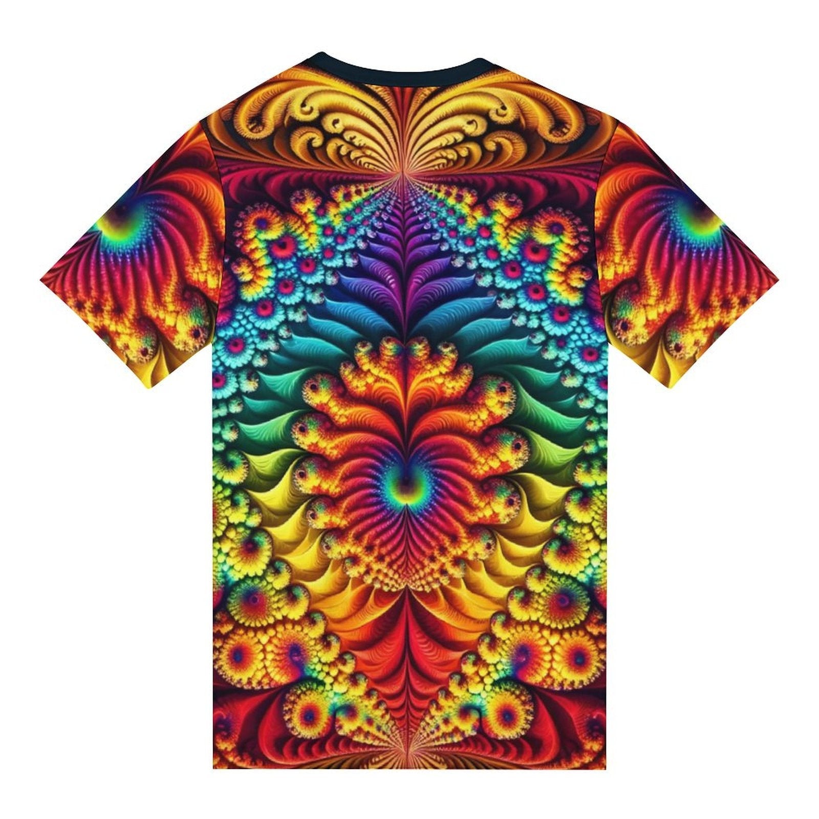 hippieartzone - Teens Fractal T-Shirt for Sale by Swaggy Shirts on Etsy, Mandekgrot Shirt, Cool Party Tee, Trippy Shirt, Psychedelic Art T-Shirt, Club Shirt
