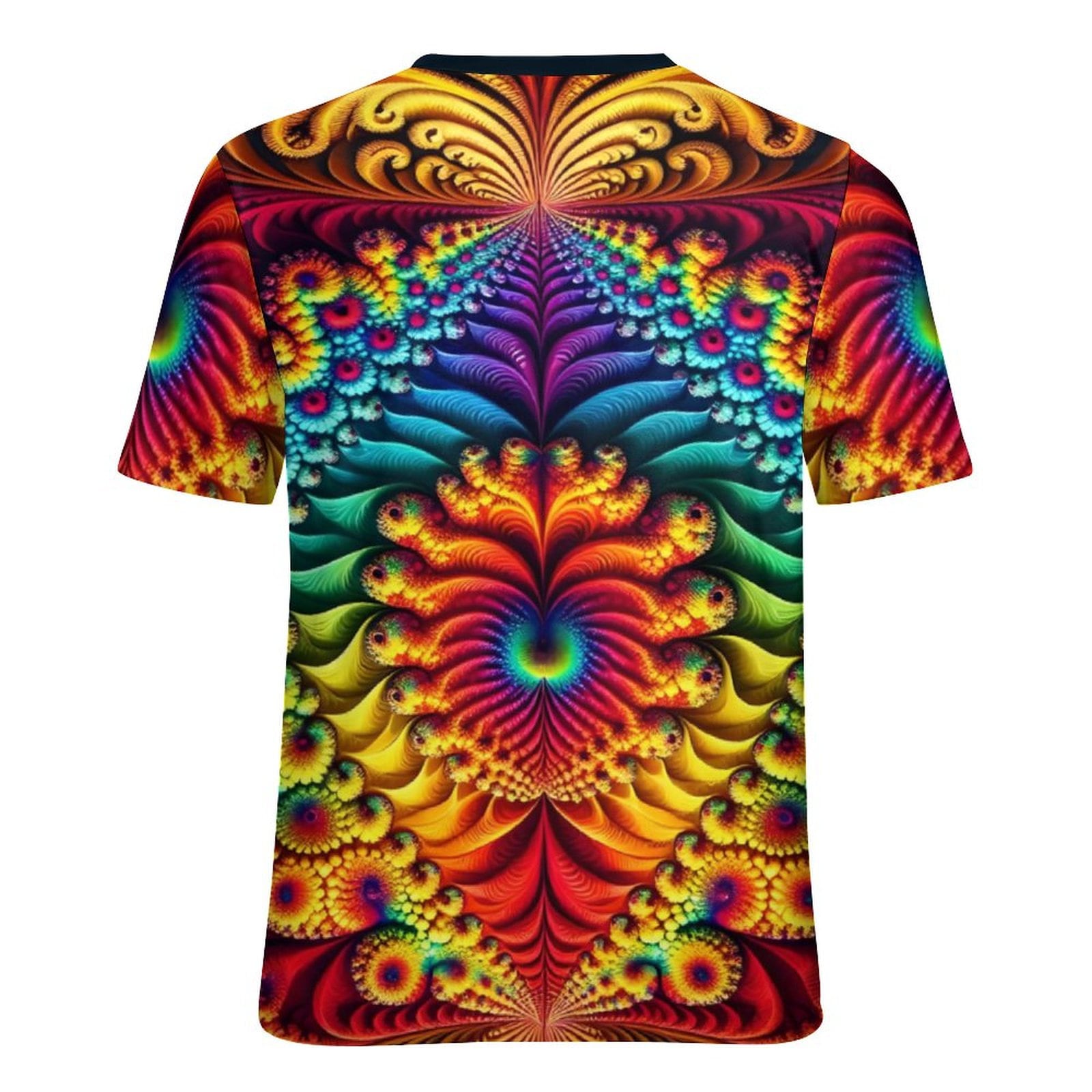 hippieartzone - Teens Fractal T-Shirt for Sale by Swaggy Shirts on Etsy, Mandekgrot Shirt, Cool Party Tee, Trippy Shirt, Psychedelic Art T-Shirt, Club Shirt