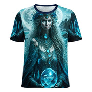 hippieartzone - Moon Goddess Diana T-Shirt For Sale by Swaggy Shirts Spiritual Clothes, Unisex Tee's For Men & Women