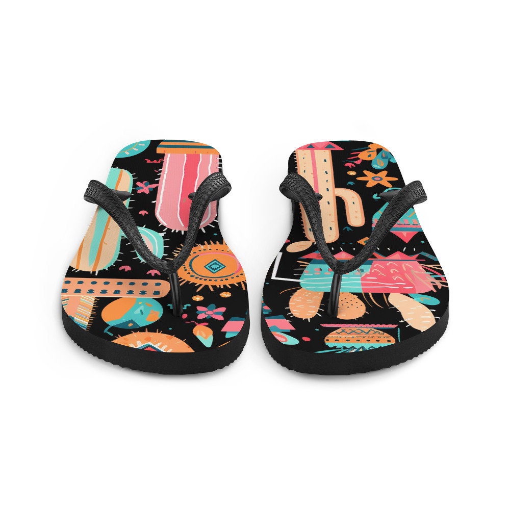 hippieartzone - Fun time Cactus Flip-Flops