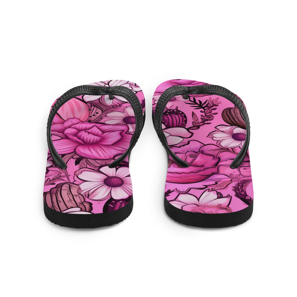 hippieartzone - Desert Pink Flip-Flops