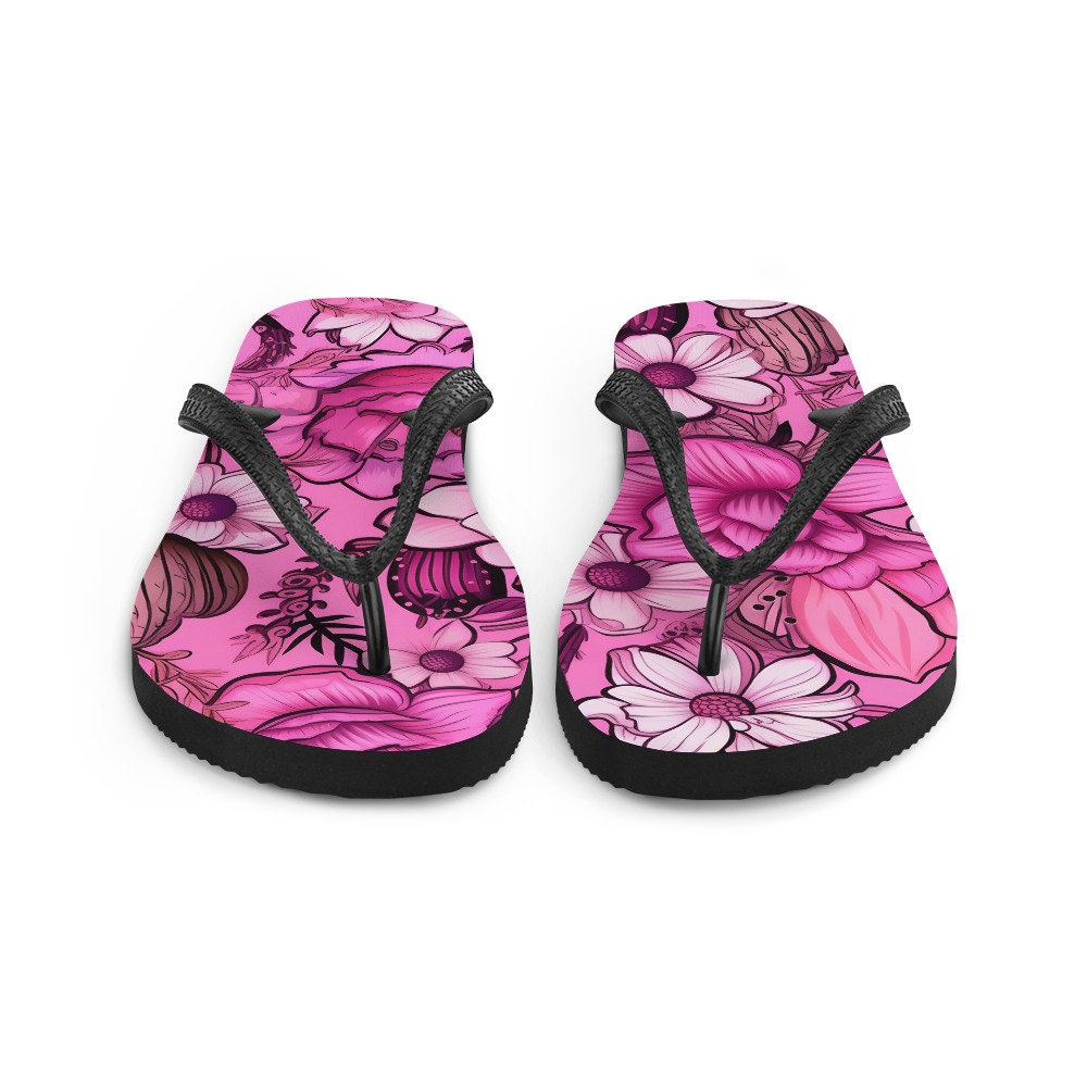 hippieartzone - Desert Pink Flip-Flops