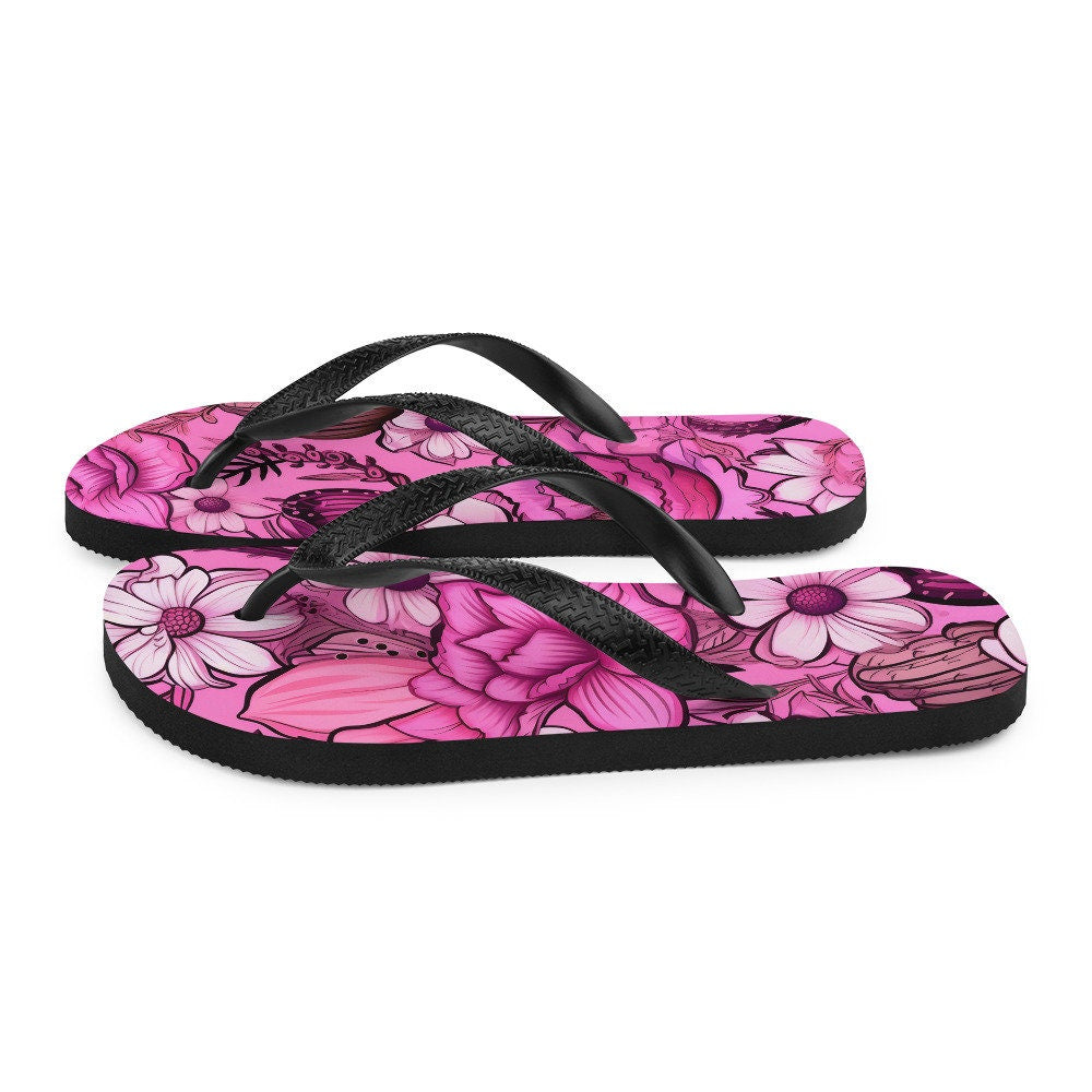 hippieartzone - Desert Pink Flip-Flops