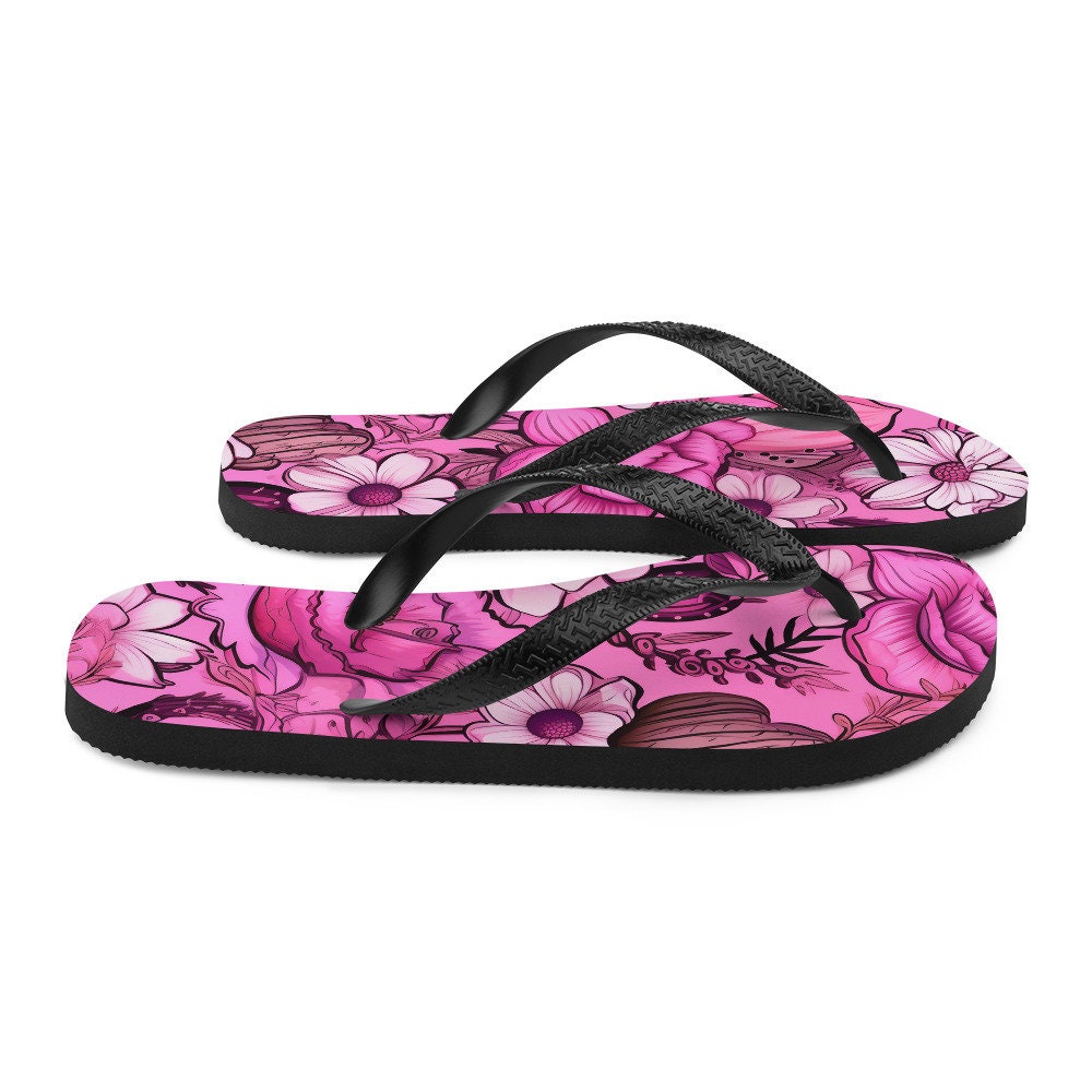 hippieartzone - Desert Pink Flip-Flops
