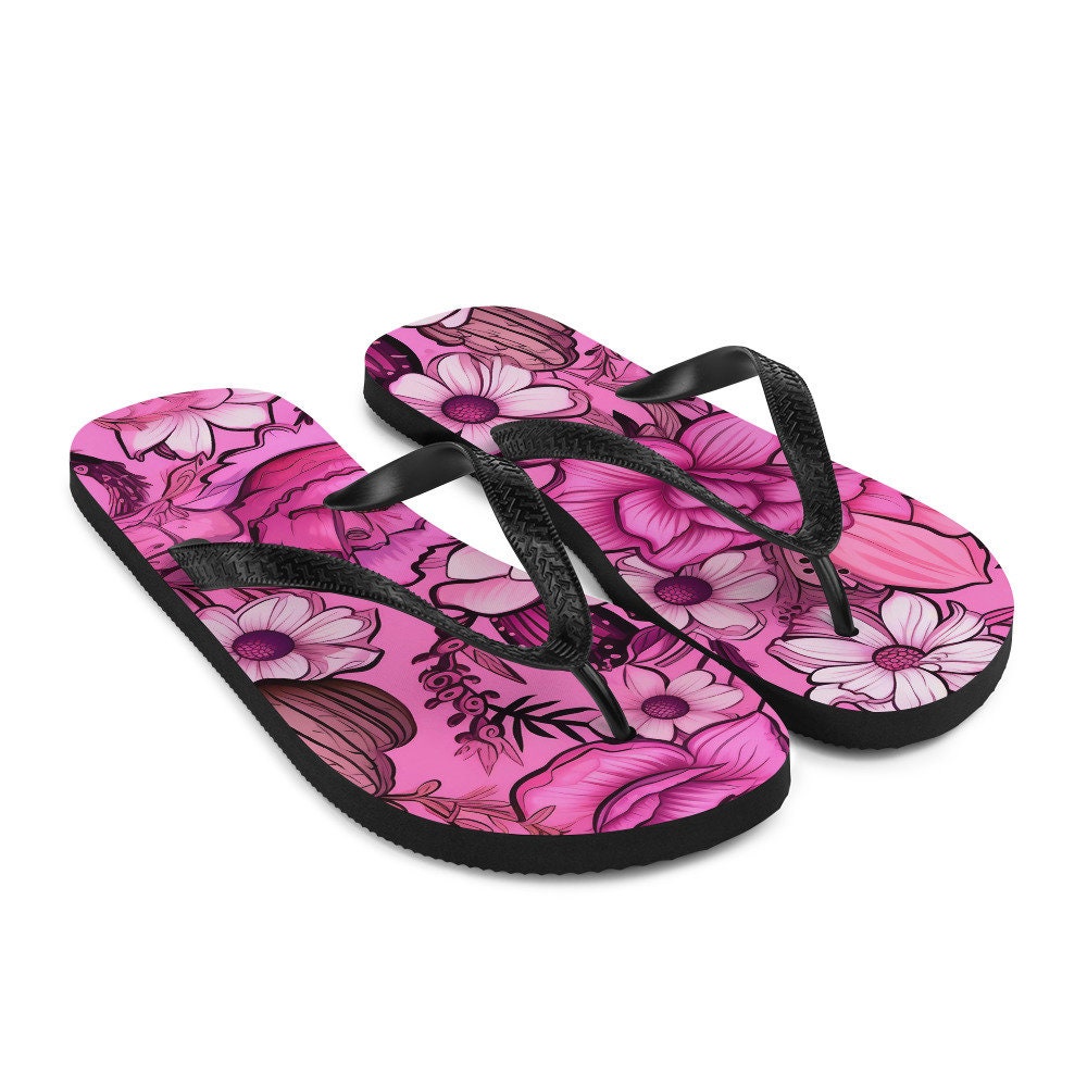 hippieartzone - Desert Pink Flip-Flops