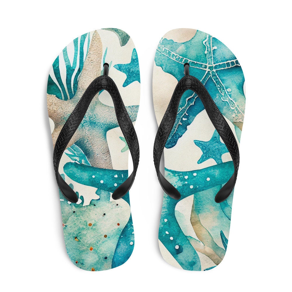 hippieartzone - Starfish Flip-Flops