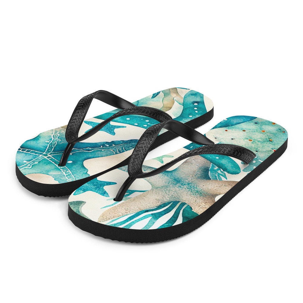hippieartzone - Starfish Flip-Flops