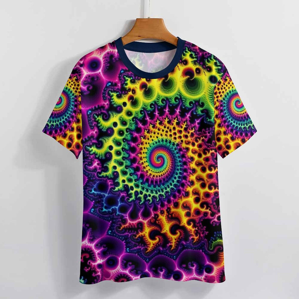 hippieartzone - Trippy Fractal T-Shirt For Sale by Swaggy Shirts on Etsy, Mandekgrot Shirt, Fractal Shirts, Psychedelic Artwork T-Shirt, Festival Clothing