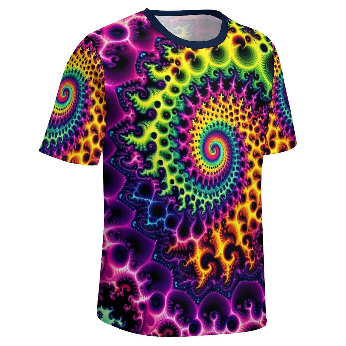 hippieartzone - Trippy Fractal T-Shirt For Sale by Swaggy Shirts on Etsy, Mandekgrot Shirt, Fractal Shirts, Psychedelic Artwork T-Shirt, Festival Clothing