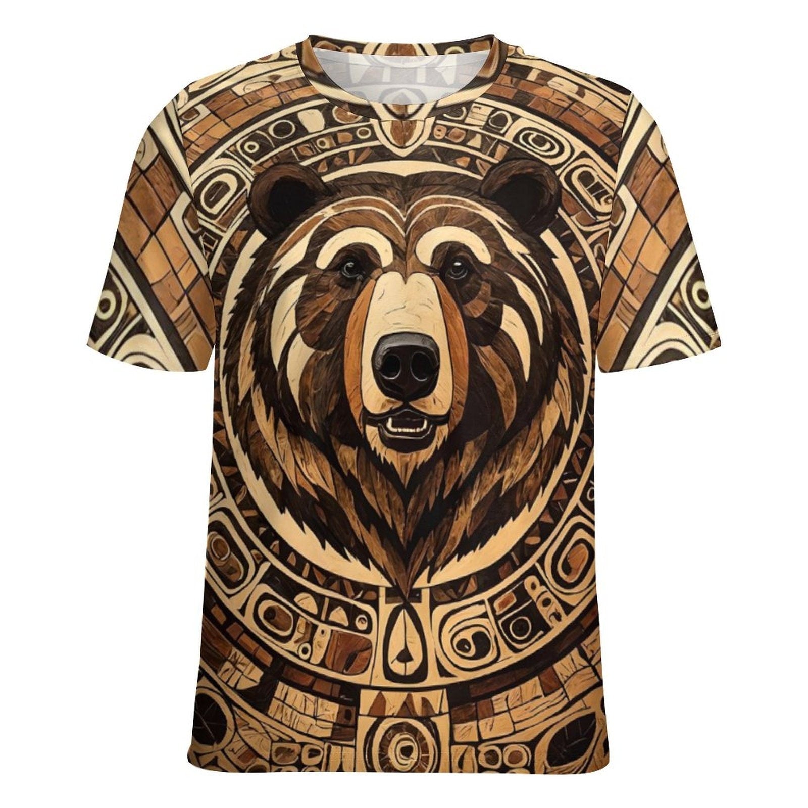 hippieartzone - Native Bear T-Shirt for Sale by Swaggy Shirt on Etsy, American Bear Shirt, Bear Spirit Animal T-Shirt, Bear Graphic Tee, Gift for Bear Lover