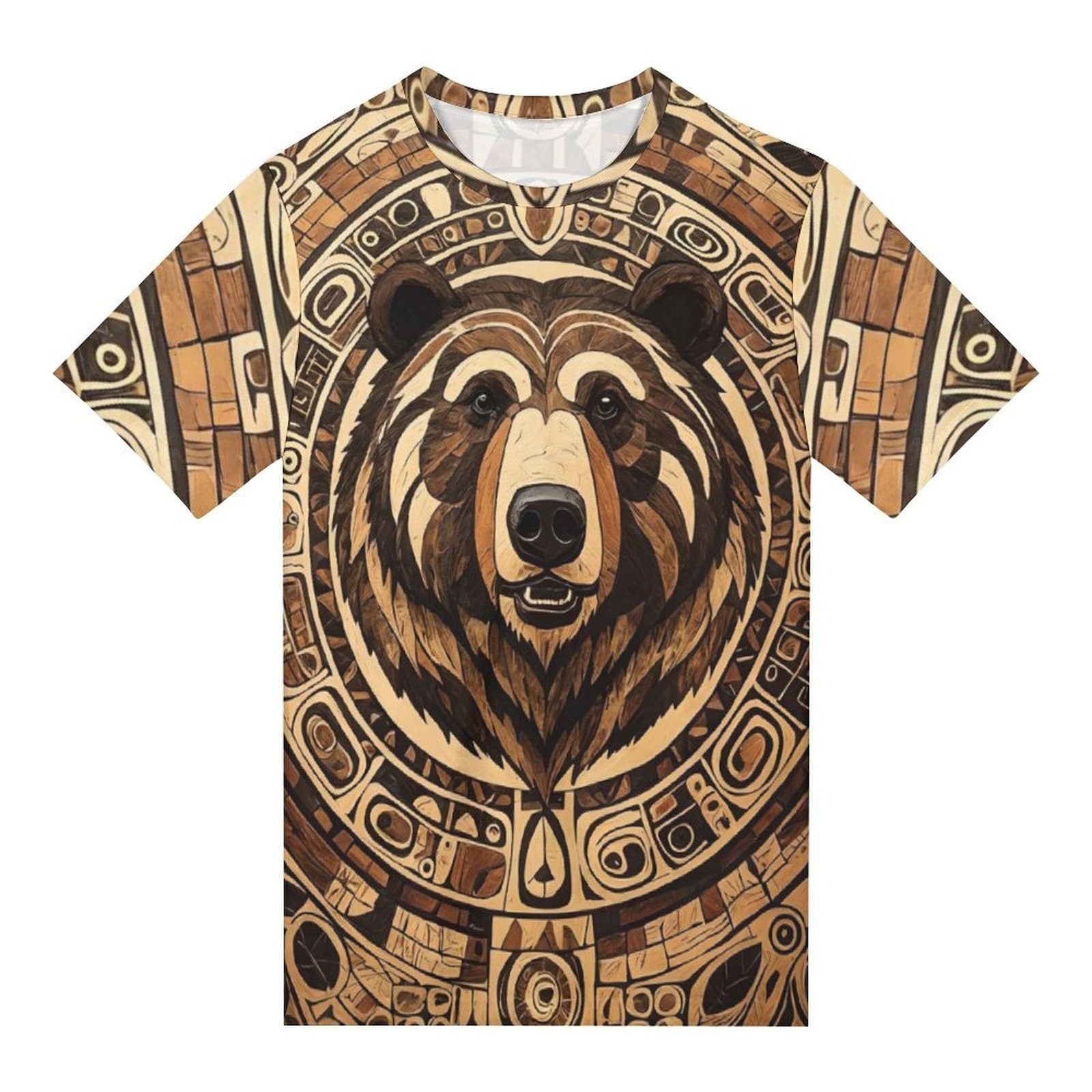 hippieartzone - Native Bear T-Shirt for Sale by Swaggy Shirt on Etsy, American Bear Shirt, Bear Spirit Animal T-Shirt, Bear Graphic Tee, Gift for Bear Lover