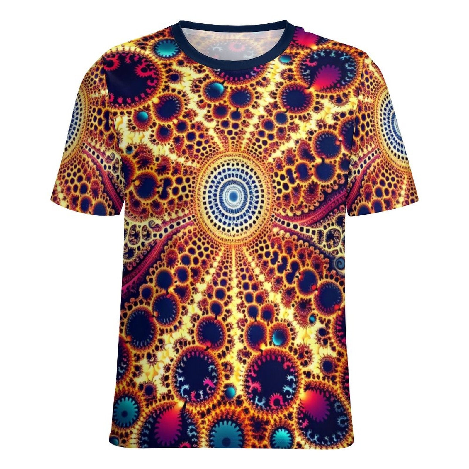 hippieartzone - Epic Fractal Shirt For Sale by Swaggy Shirt on Etsy, Psychedelic T-shirt, Mandala Art shirt, Funky Trippy Clothing, Mens Festival Shirt Gift