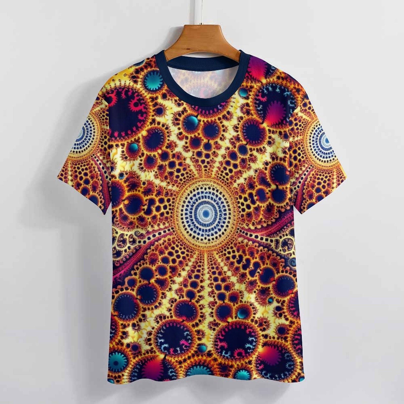 hippieartzone - Epic Fractal Shirt For Sale by Swaggy Shirt on Etsy, Psychedelic T-shirt, Mandala Art shirt, Funky Trippy Clothing, Mens Festival Shirt Gift