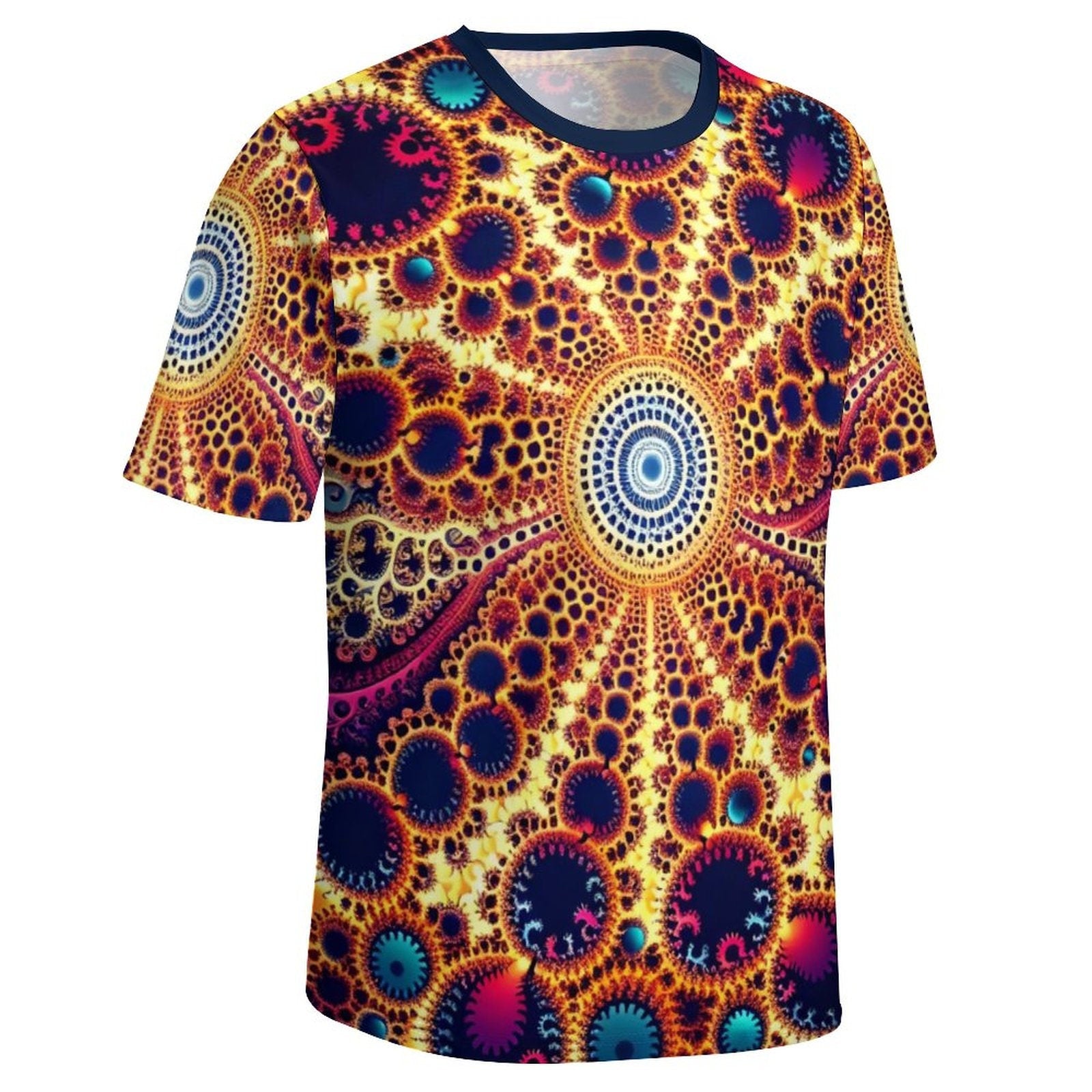 hippieartzone - Epic Fractal Shirt For Sale by Swaggy Shirt on Etsy, Psychedelic T-shirt, Mandala Art shirt, Funky Trippy Clothing, Mens Festival Shirt Gift