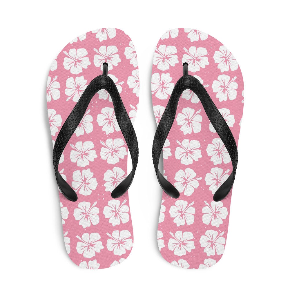 hippieartzone - Hawaiian Flowers Flip-Flops