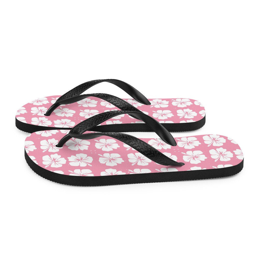 hippieartzone - Hawaiian Flowers Flip-Flops
