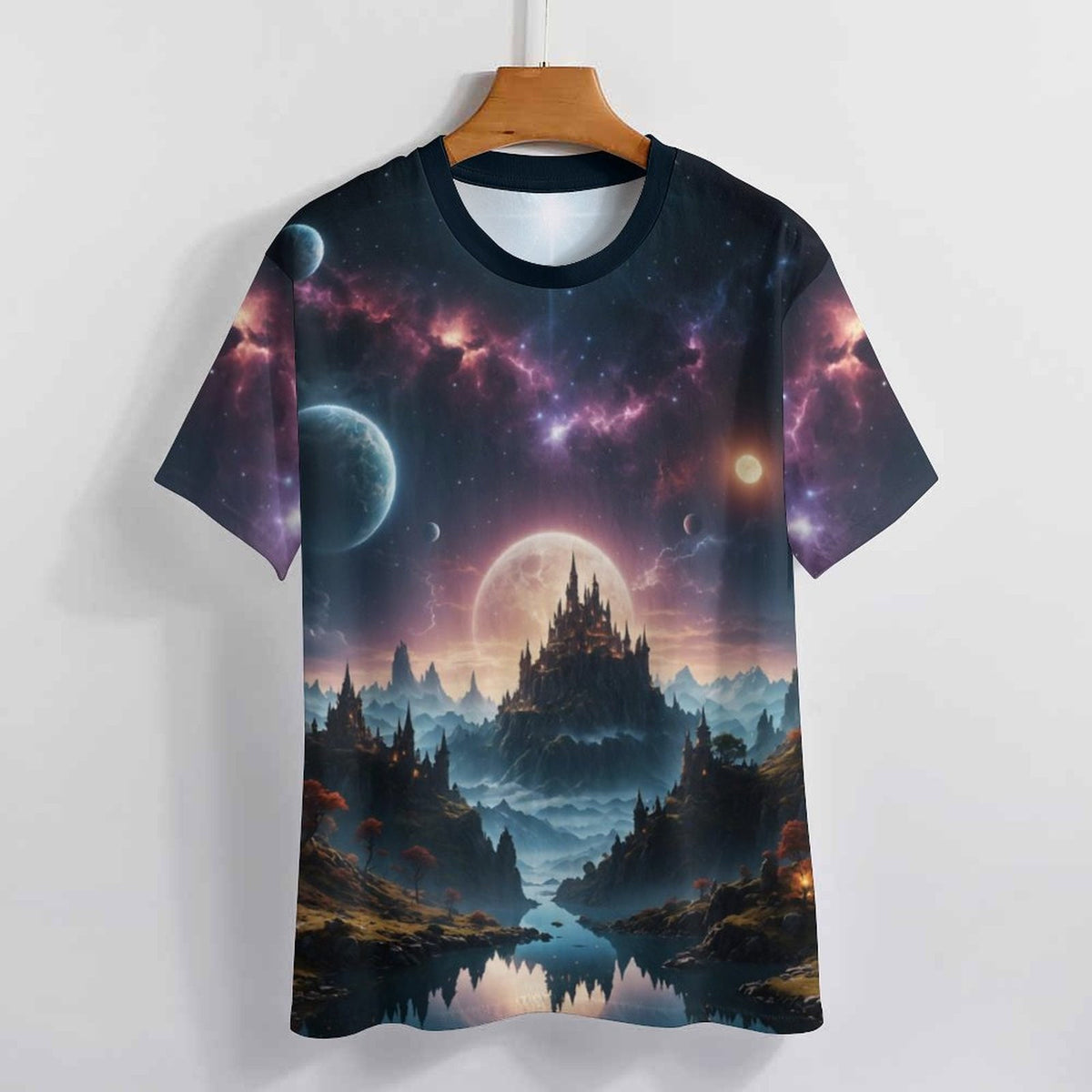 hippieartzone - Fantasy World T-Shirt , Nature Lover Shirt, Adventure T-Shirt, Traveler Shirt, Mountains Shirt, Gift for Him