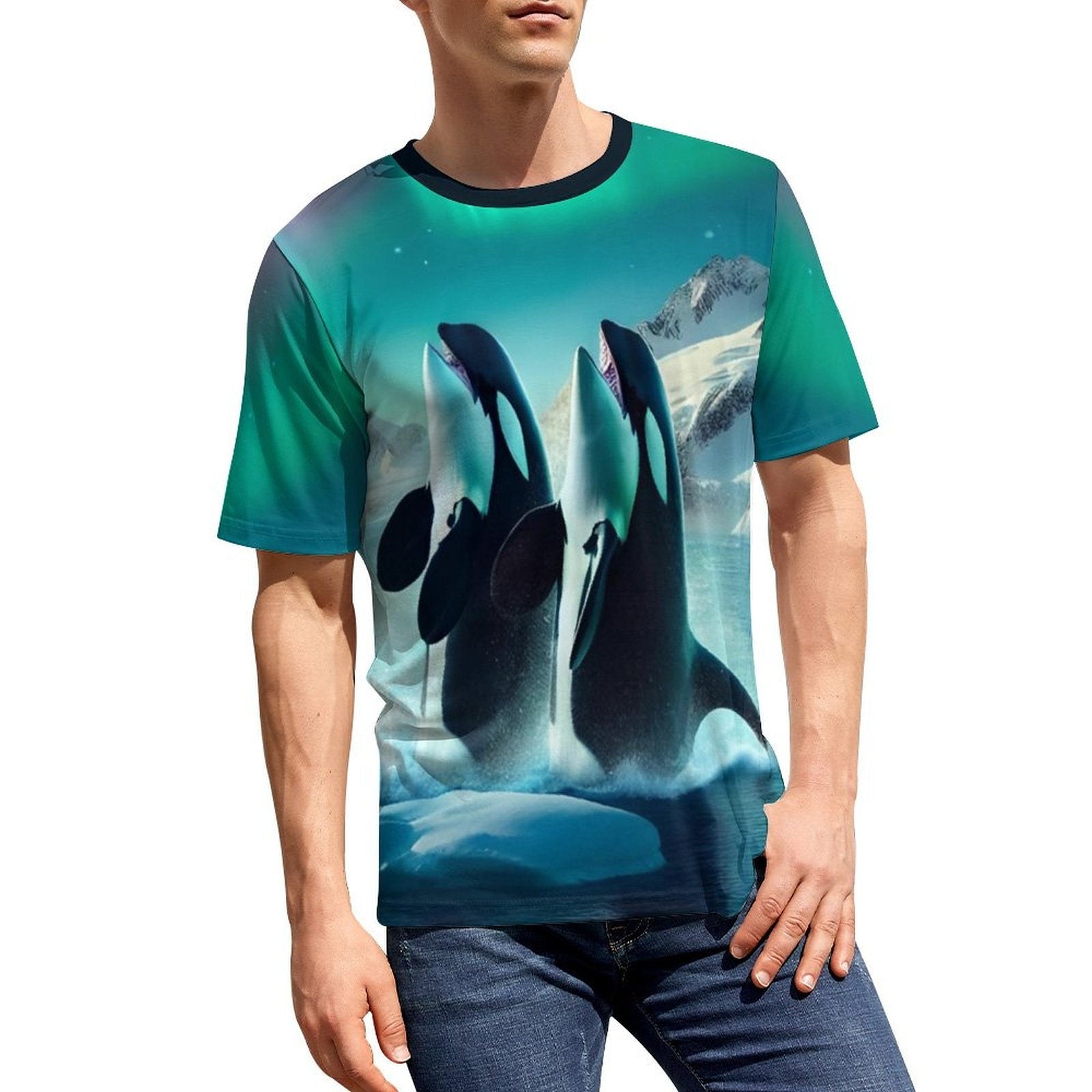 hippieartzone - Orca Killer Whale T-Shirt Shirts Orca Lover Shirts, Whale Shirt, Dolphin Shirt, Killer Whale Tee, Dad Gift