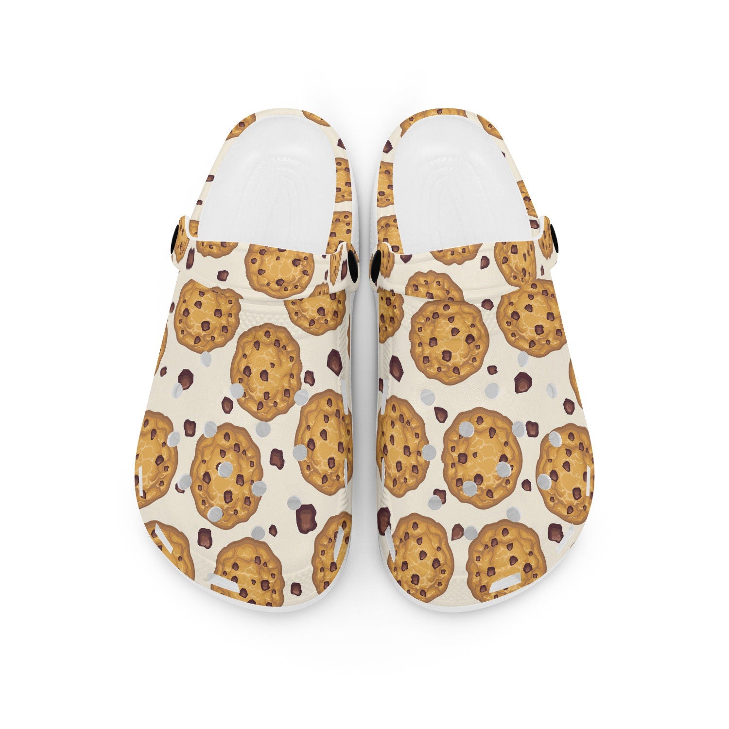 hippieartzone - Choco Chip Cookie Unisex Classic Clogs for Men and Women 