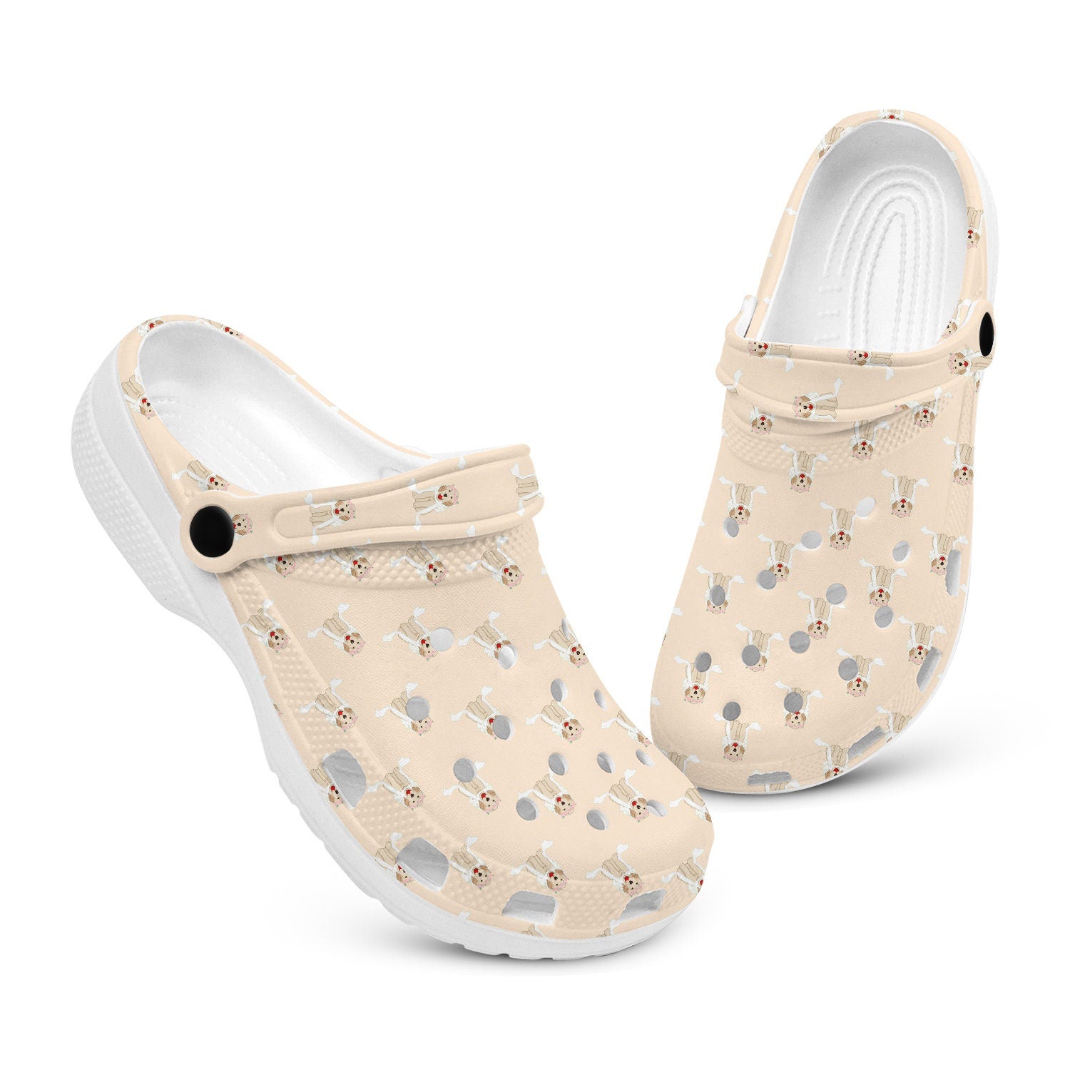 hippieartzone - Bride Golden Retriever Unisex Classic Clogs for Men and Women 