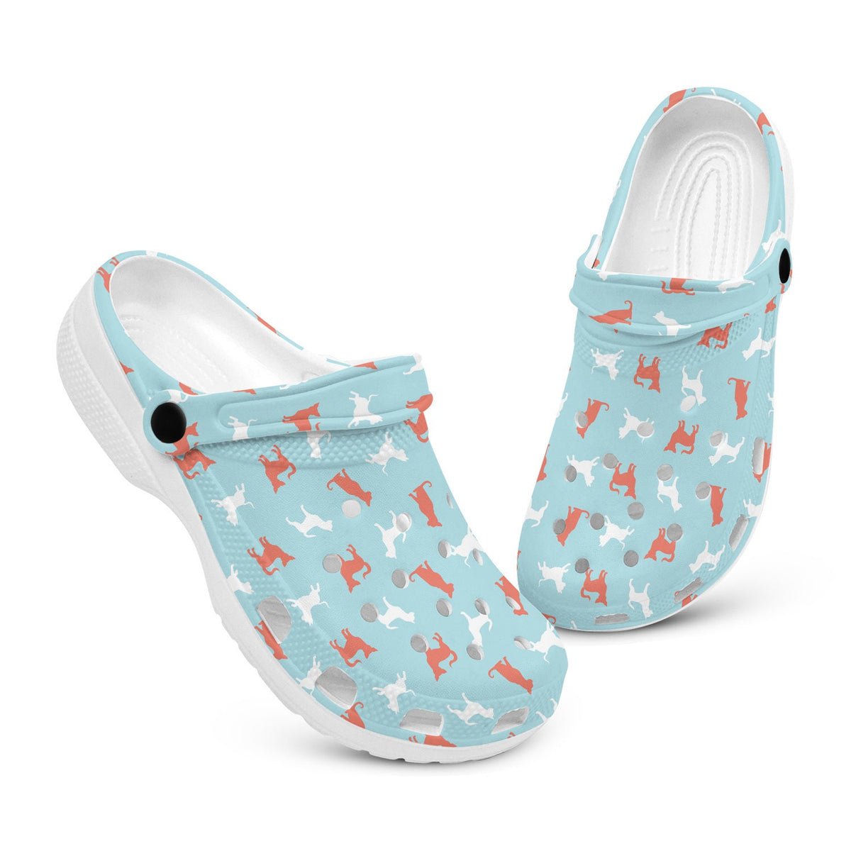 hippieartzone - Chihuahua Blue Clogs for Men and Women 