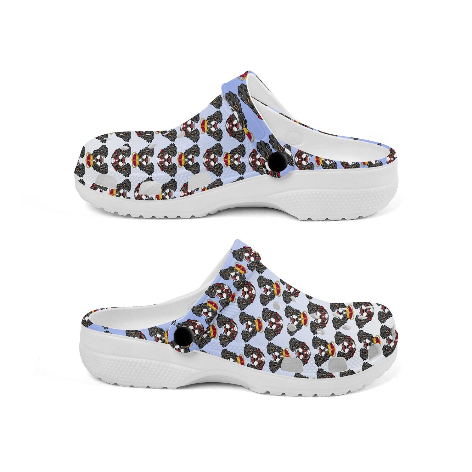 hippieartzone - Ombre English Cocker Spaniel Clogs for Men and Women 
