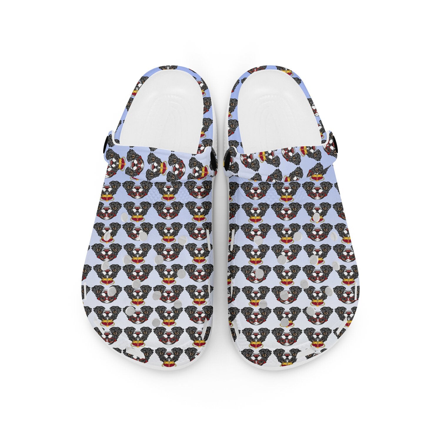 hippieartzone - Ombre English Cocker Spaniel Clogs for Men and Women 