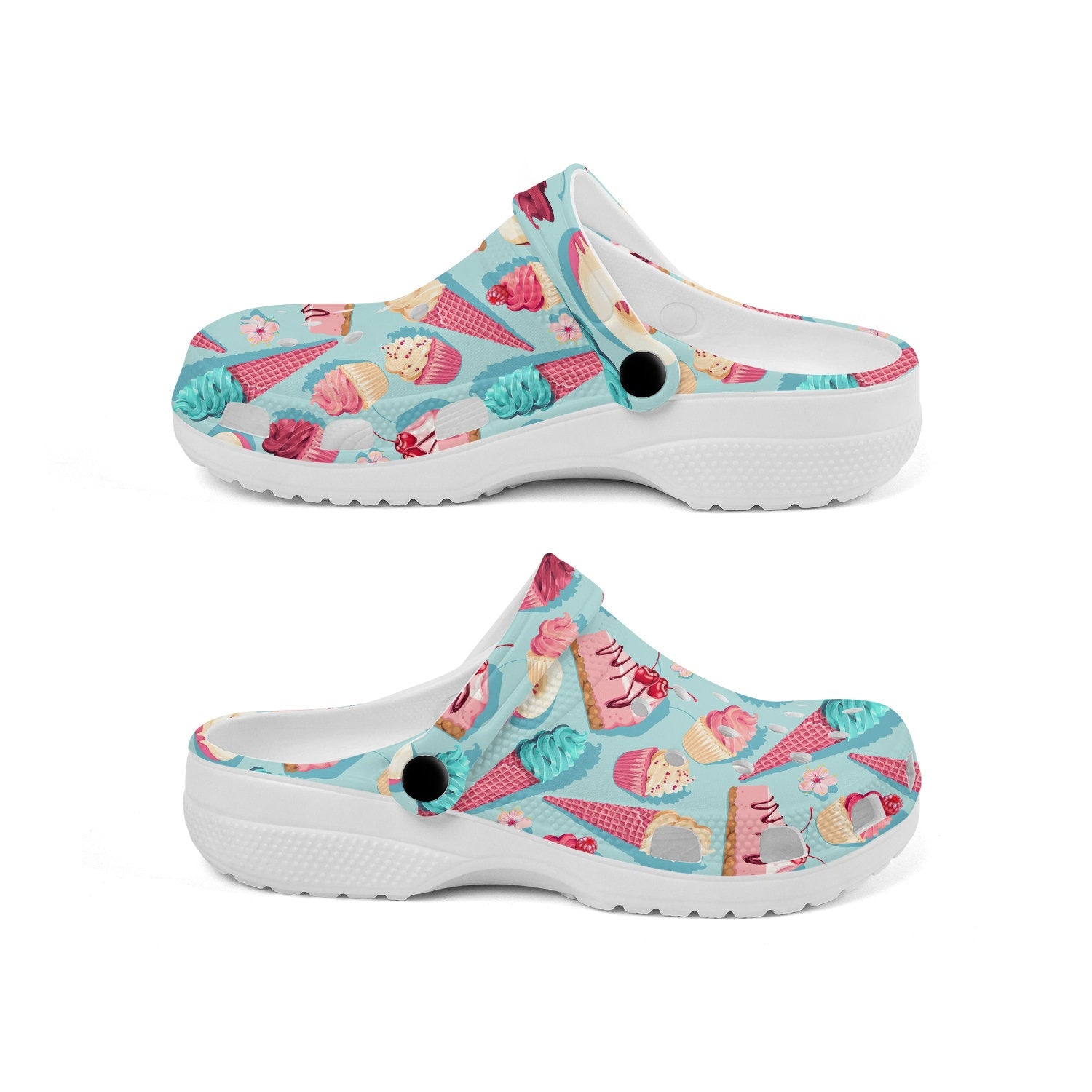hippieartzone - Sweets Dessert Clogs for Men and Women 