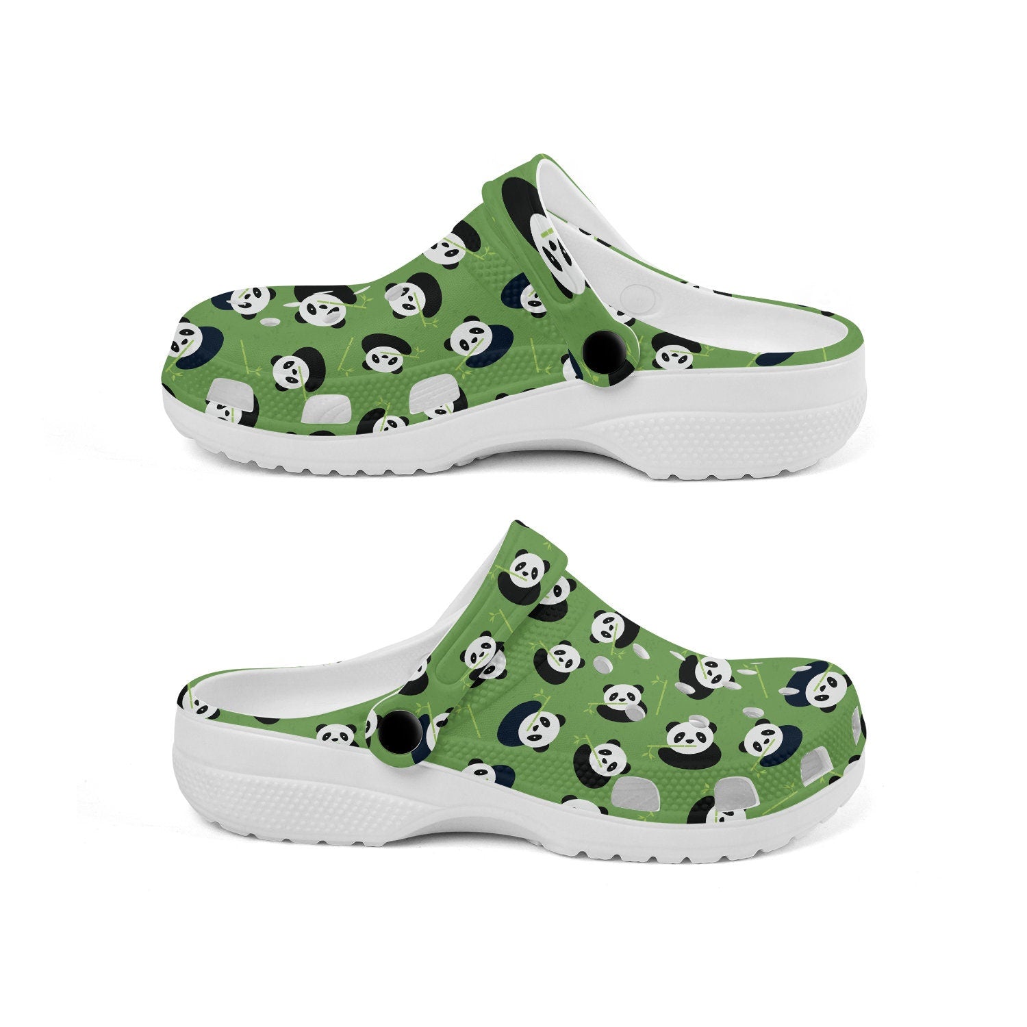 hippieartzone - Panda Bear Animal Clogs for Men and Women 