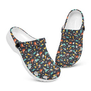 hippieartzone - Dinosaur Pattern Clogs for Men and Women 