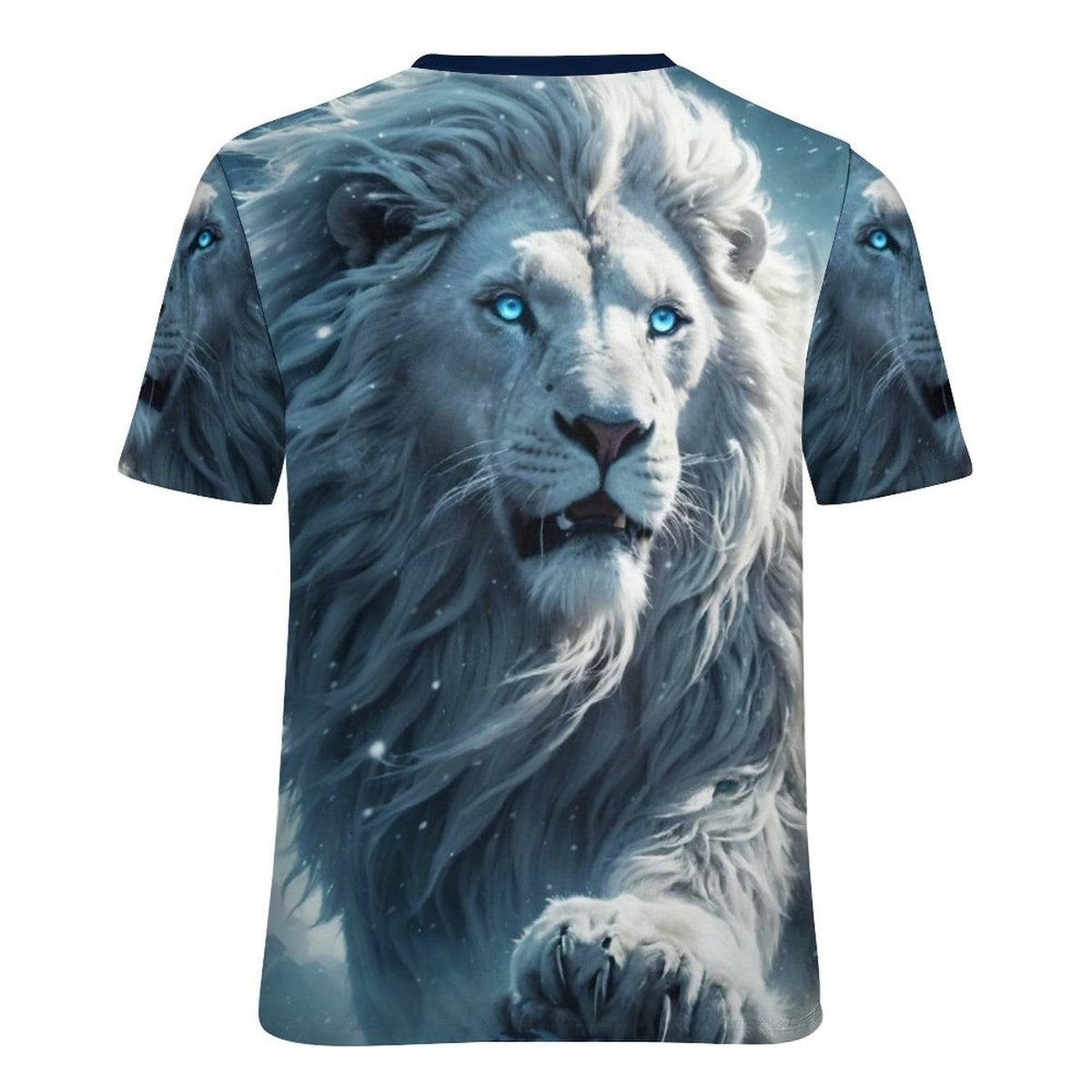 hippieartzone - Lion Face T-Shirt, Animal Lover Shirt, Majestic Lion T-Shirt Shirts Wild Lion Shirt, Animal Shirt, Birthday Gift