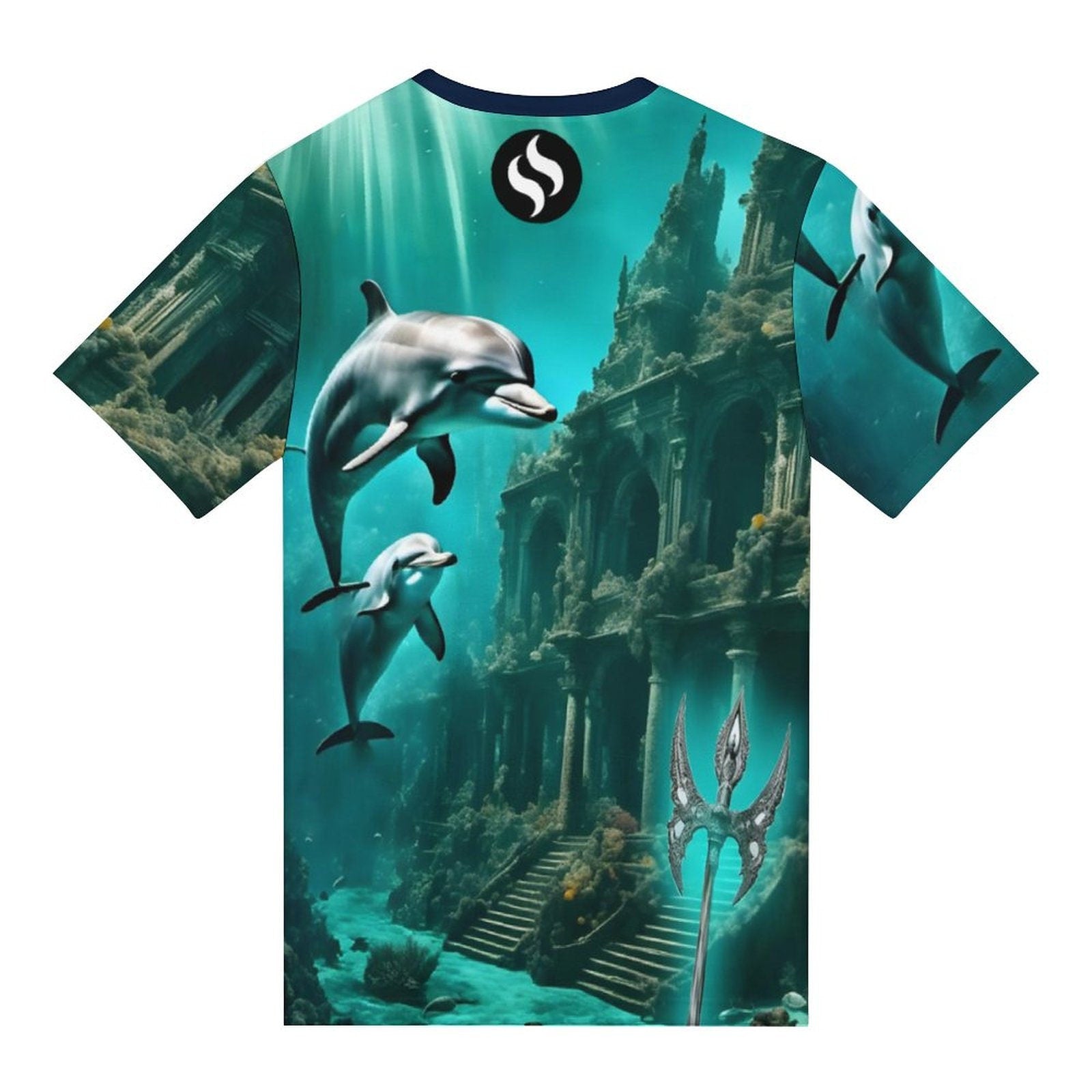 hippieartzone - Lost City of Atlantis T-Shirt , Men's Spiritual Shirt, Vintage Atlantis Travel T-Shirt, Aesthetic Clothing