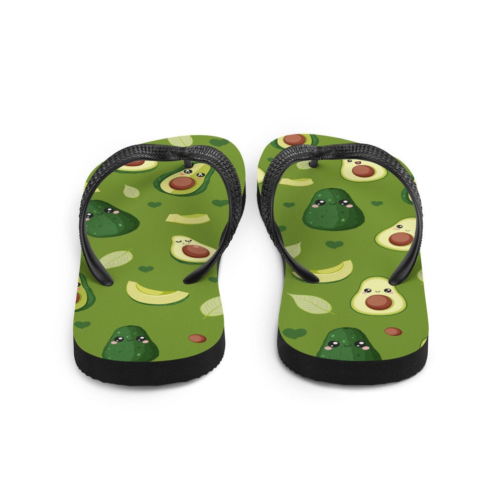 hippieartzone - Ohh I love some Avacados! Flip-Flops