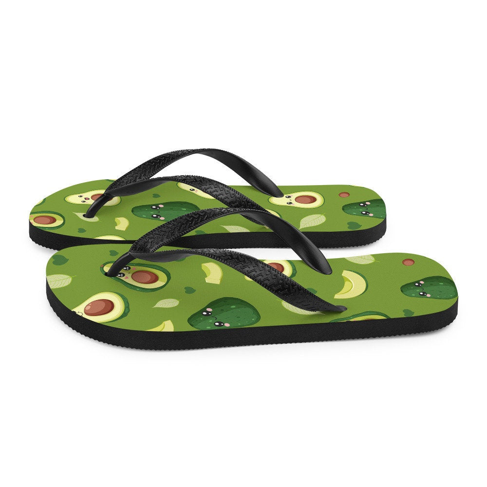 hippieartzone - Ohh I love some Avacados! Flip-Flops