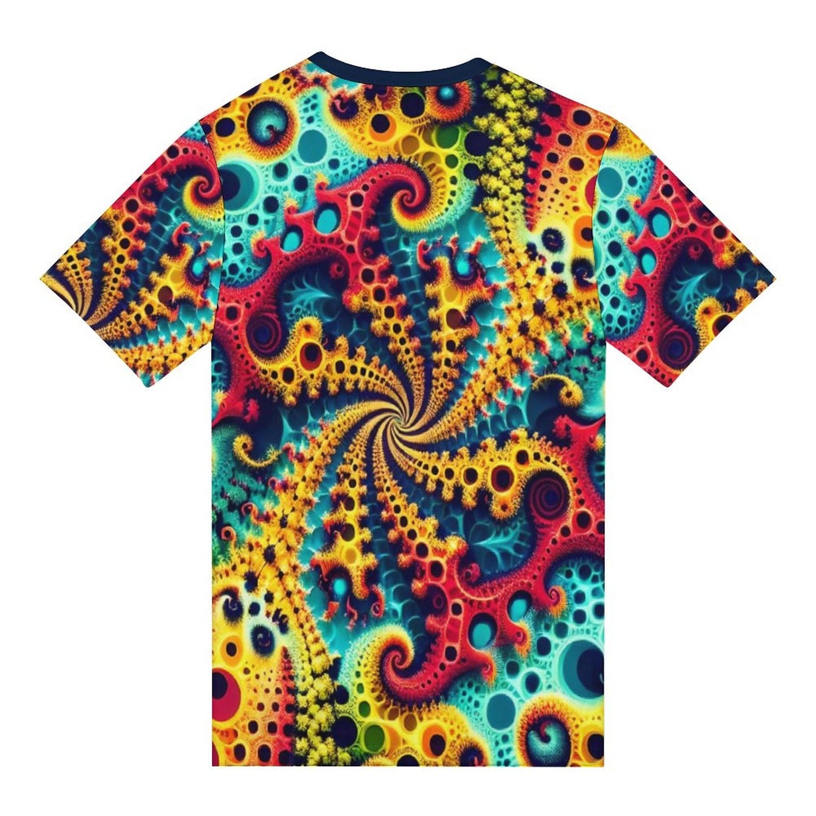 hippieartzone - Classic Fractal Shirt for Sale by Swaggy Shirts on Etsy, Funky Trippy Clothing, Psychedelic T-Shirt, Festival Apparel, Mandekgrot Shirt Gift
